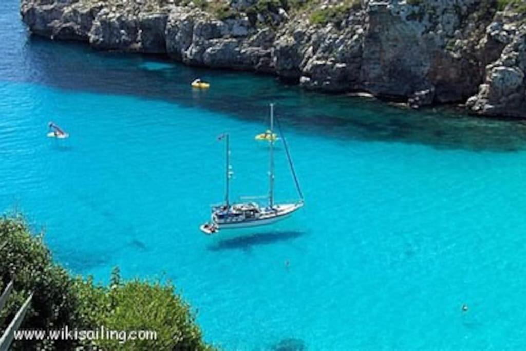 Precioso Apartamento Piscinas Cala En Porter Cala En Porter  Экстерьер фото